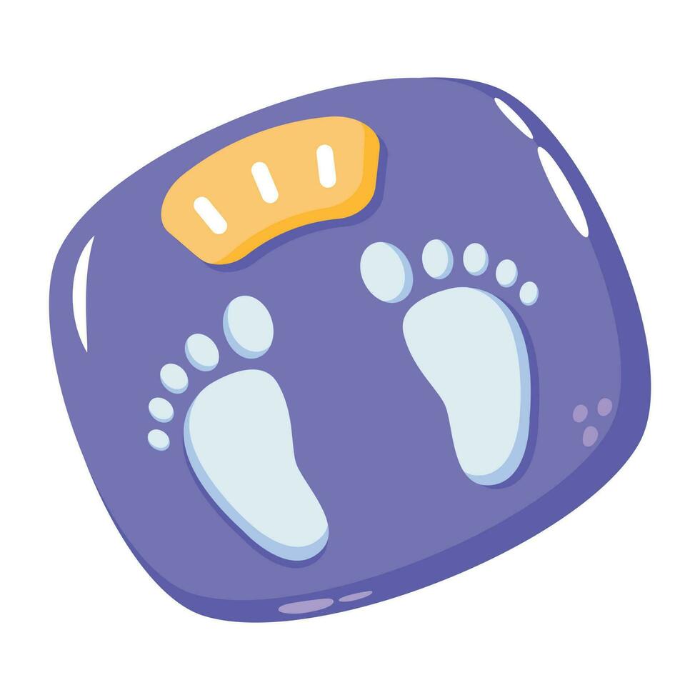 Trendy Weight Machine vector