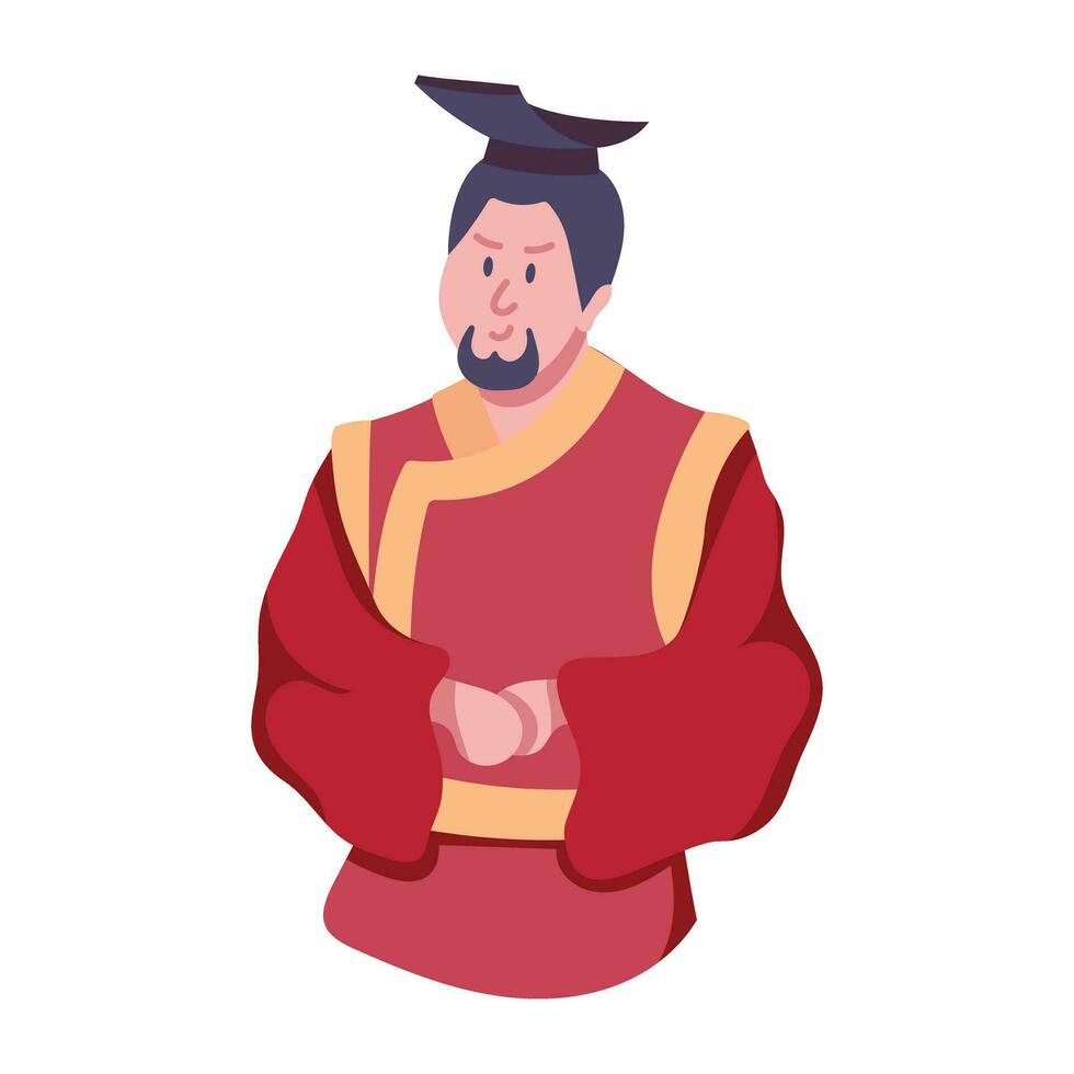 Trendy Chinese Ruler vector