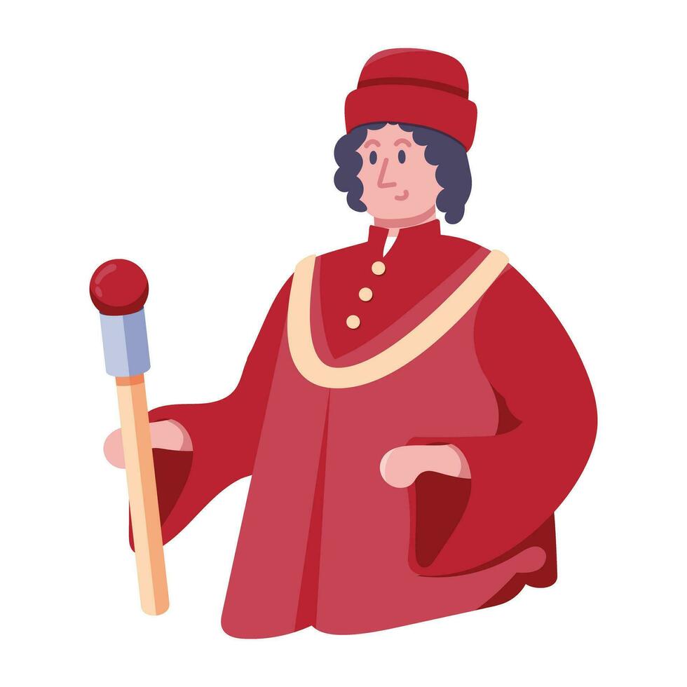 Trendy Ludovico Moro vector