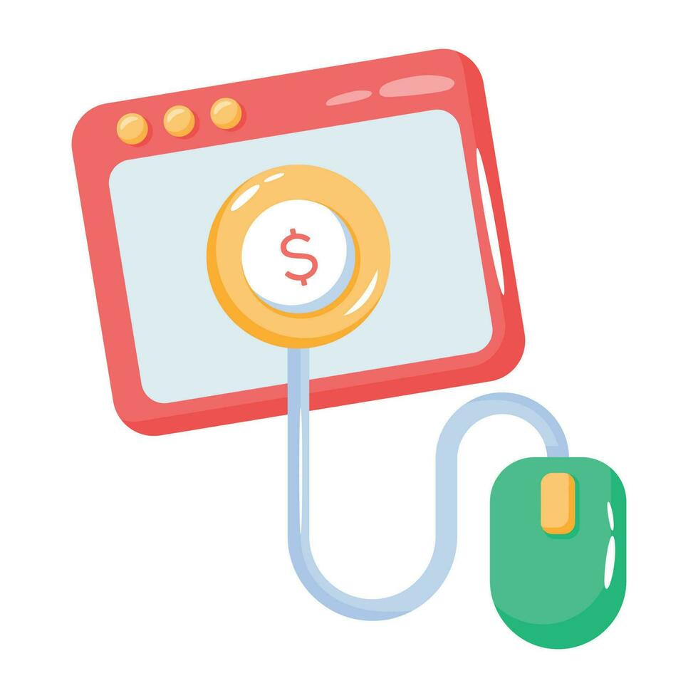 Trendy Digital Payment vector