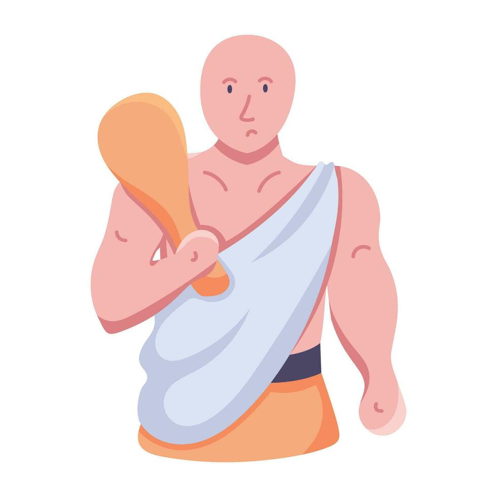 Trendy Ancient Fighter vector