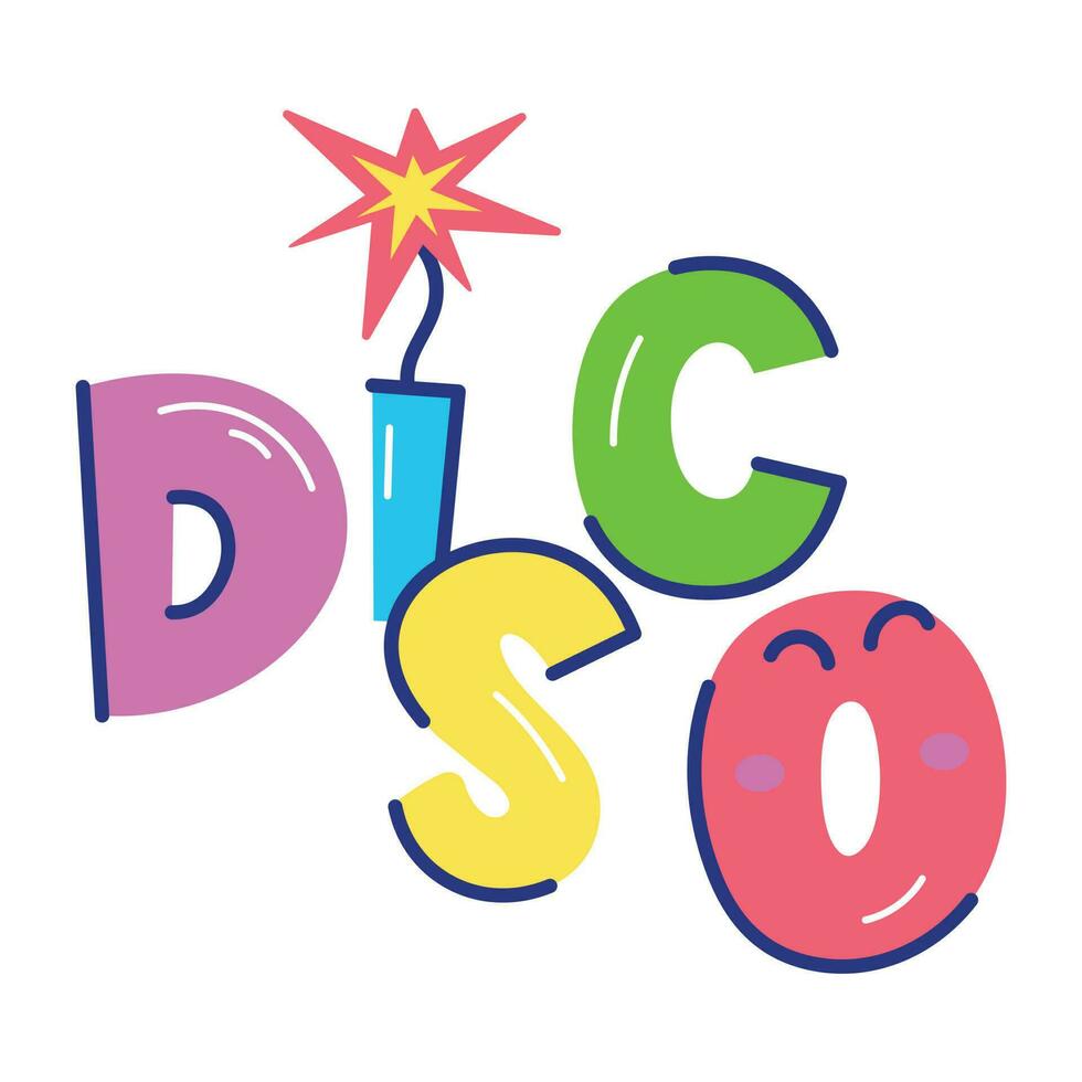 Trendy Disco Concepts vector