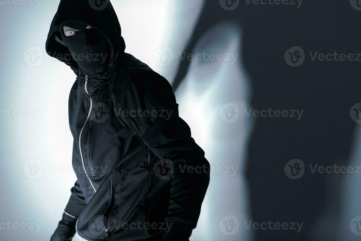 Robber in Black Mask photo