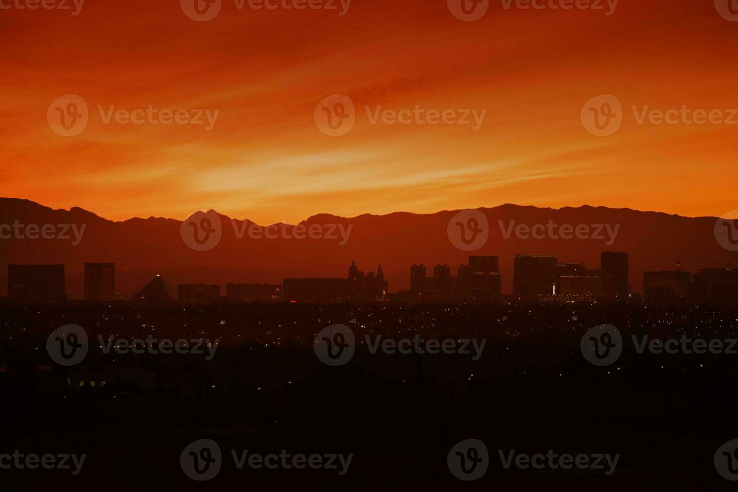 Skyline and Las Vegas Strip photo