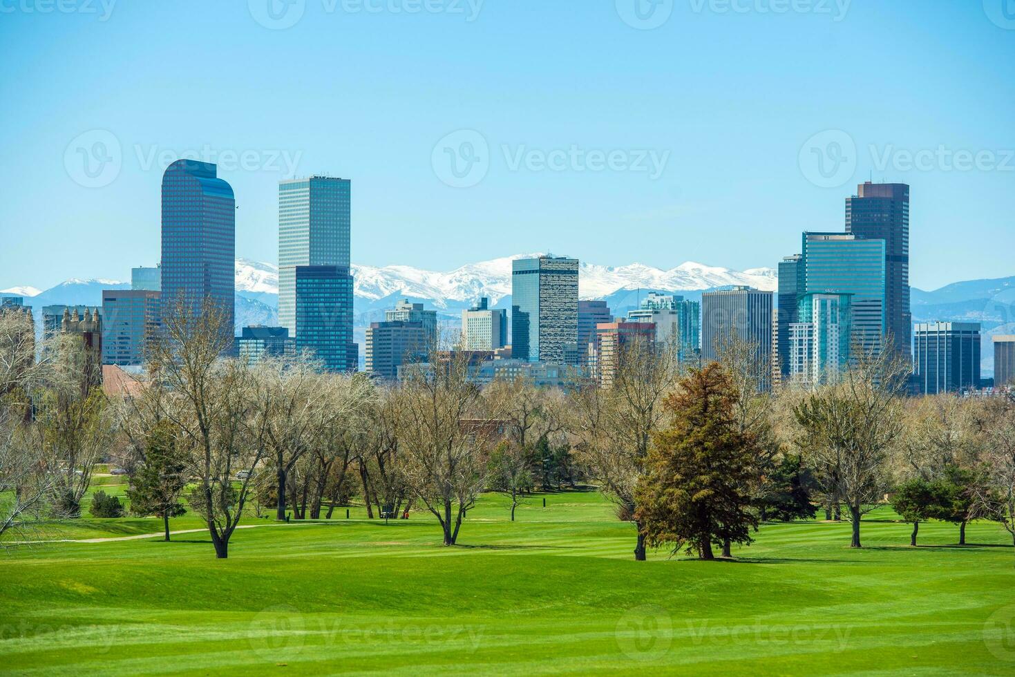 Sunny Denver Skyline photo
