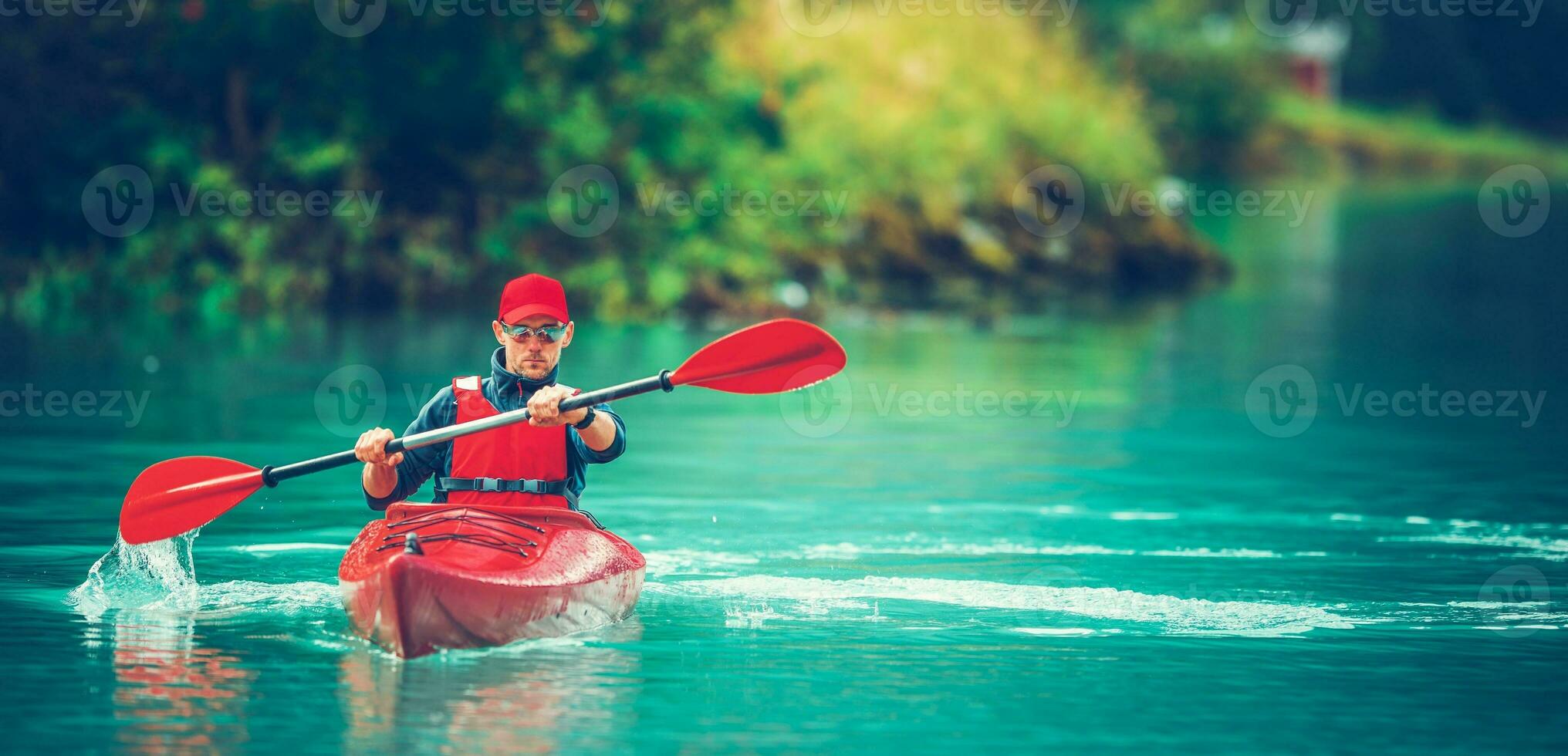 recreativo kayac excursión foto