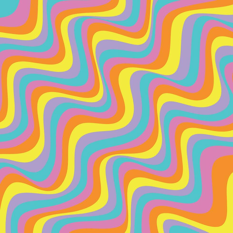 Waves background. Waves wallpaper. Groovy background. Colorful wallpaper. Retro background vector
