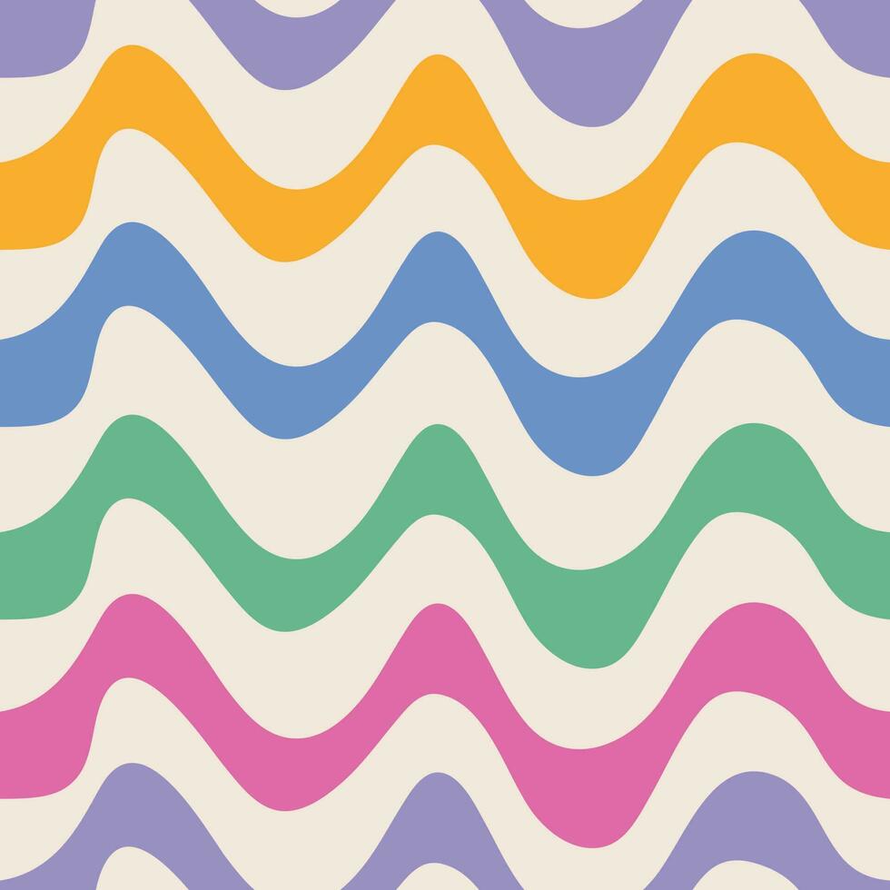 Waves background. Waves seamless pattern, Wavy background. Waves wallpaper. Retro background. vector