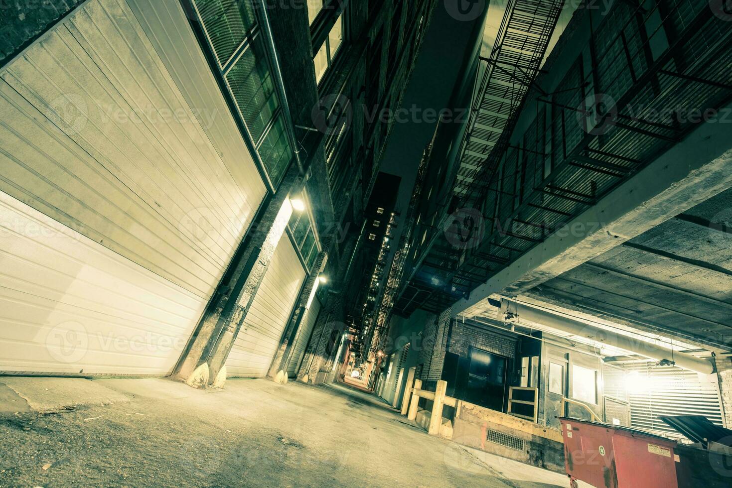 Downtown Chicago Alley photo