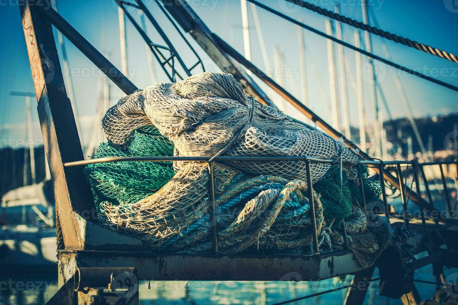 Fisherman Fishing Nets photo