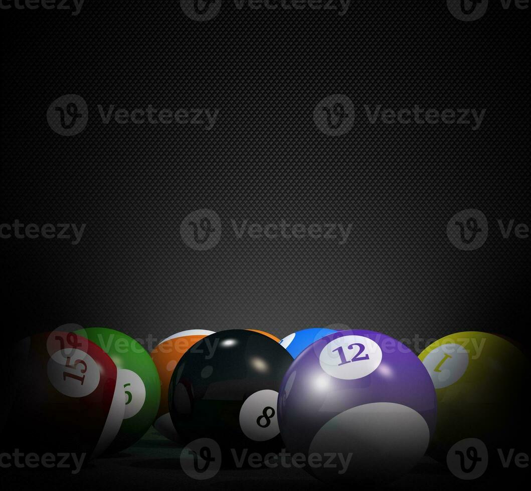 Billiard 3D Background photo