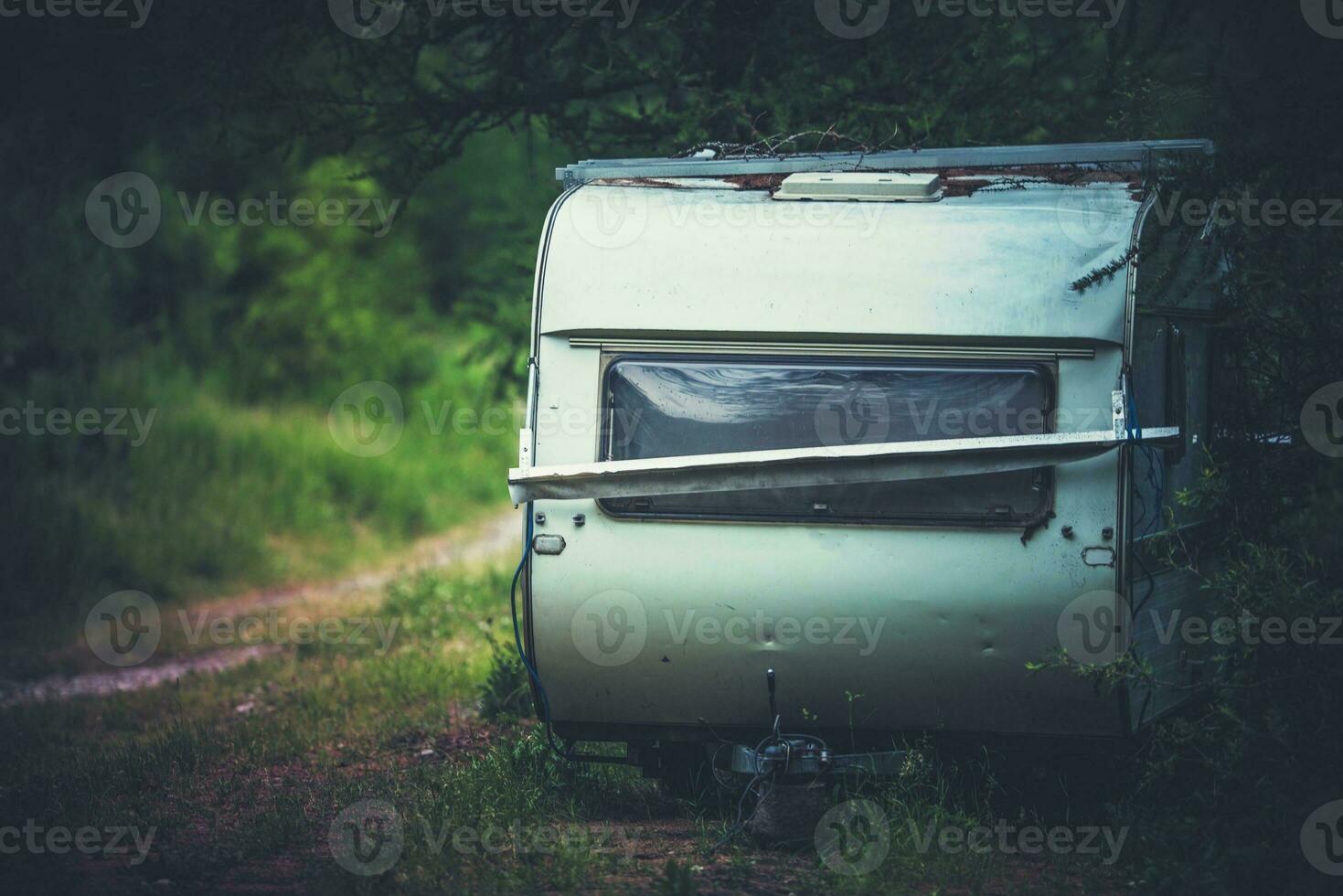 Abandoned Travel Trailer photo