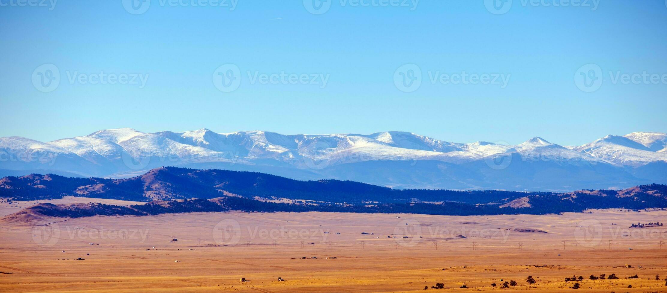 Colorado llanuras y montañas foto