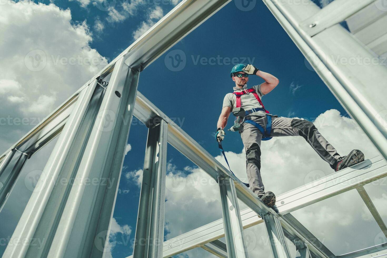 Working Using Safety Harness photo