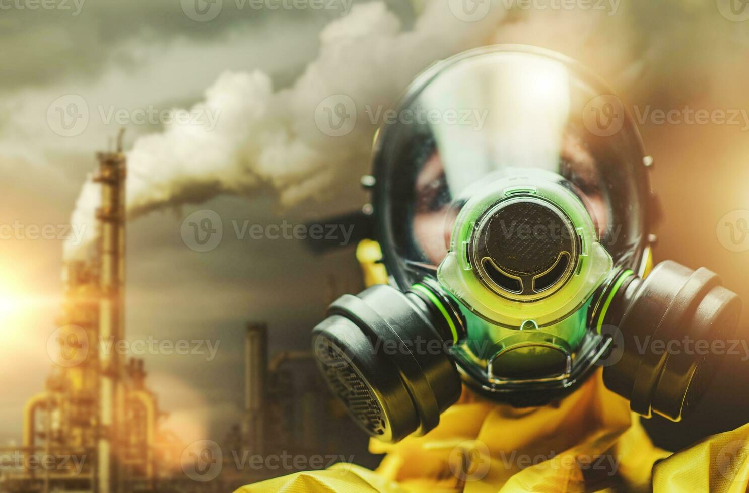 Heavy Air Pollution Concept photo