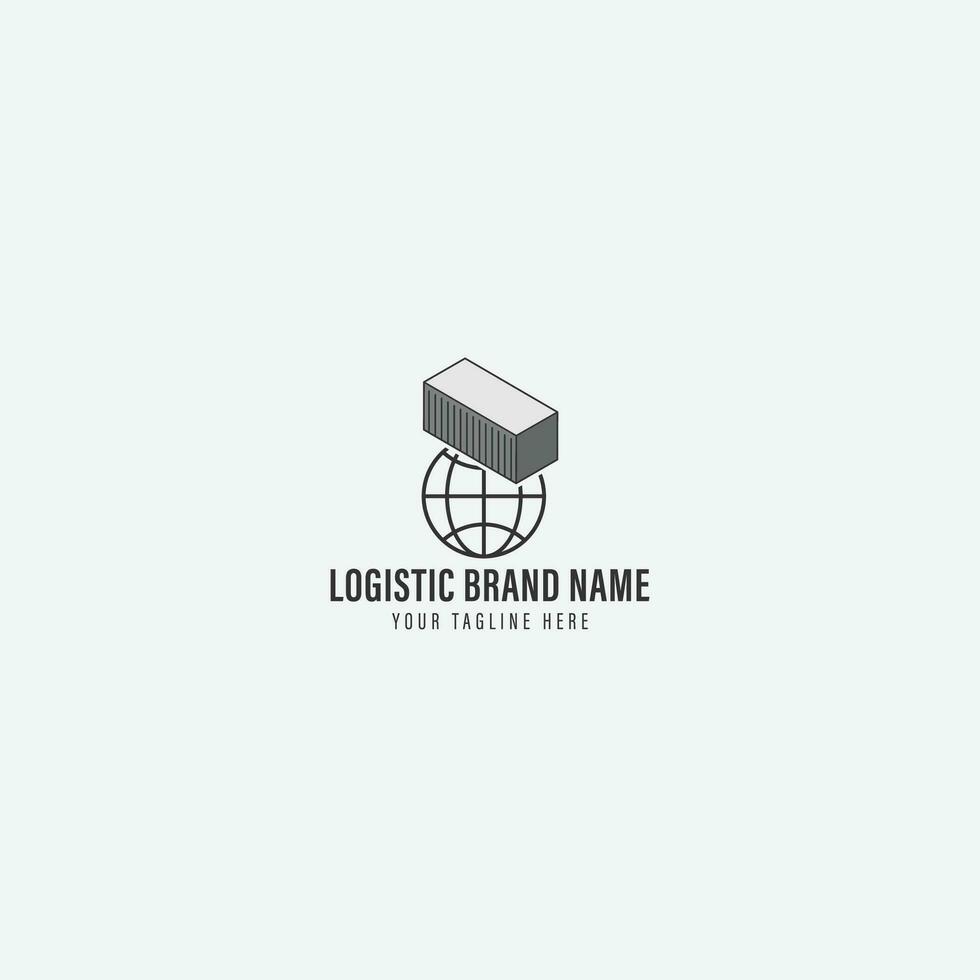 logístico logo vector