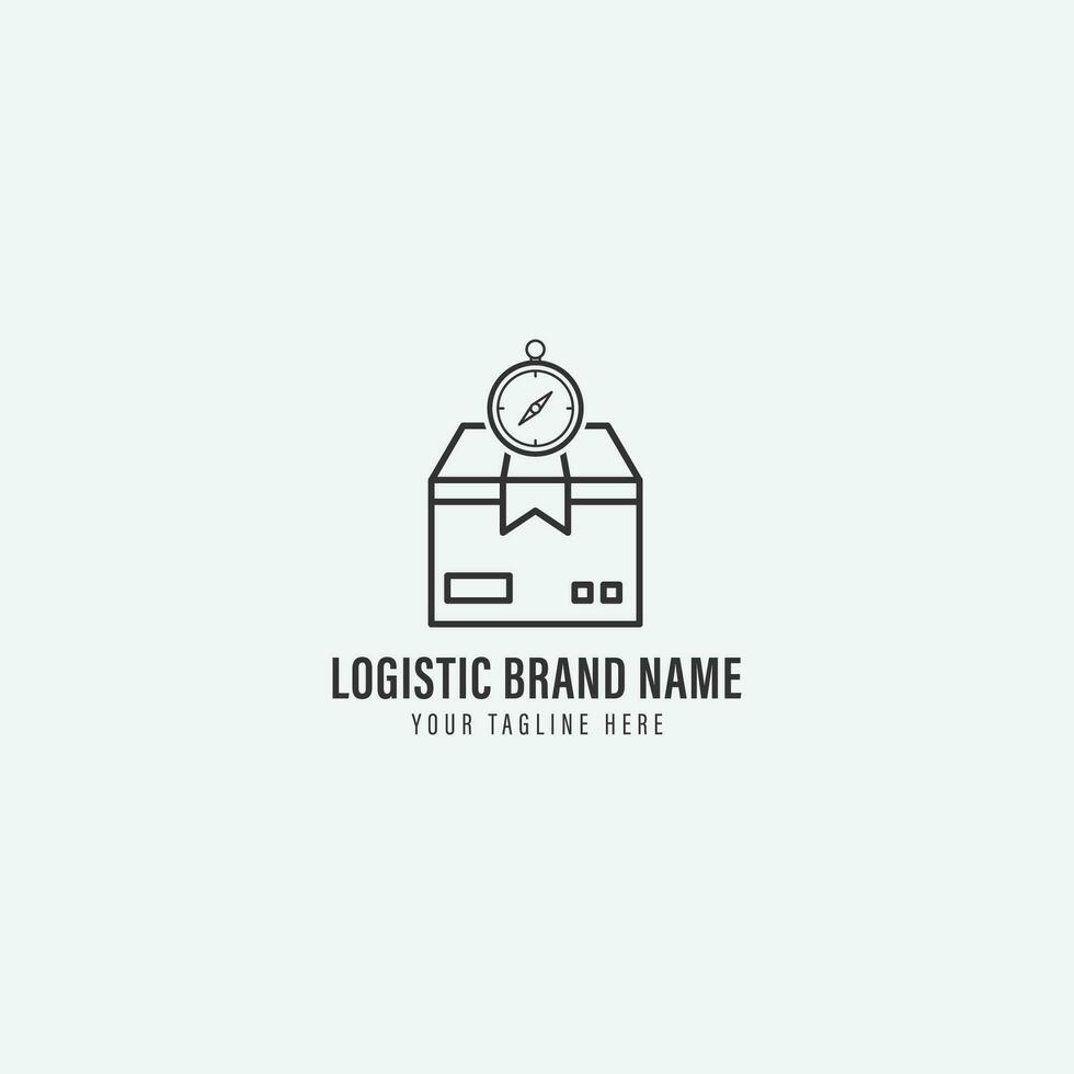 logístico logo vector