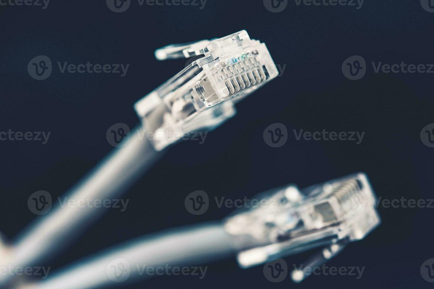 Network Cable Plugs photo