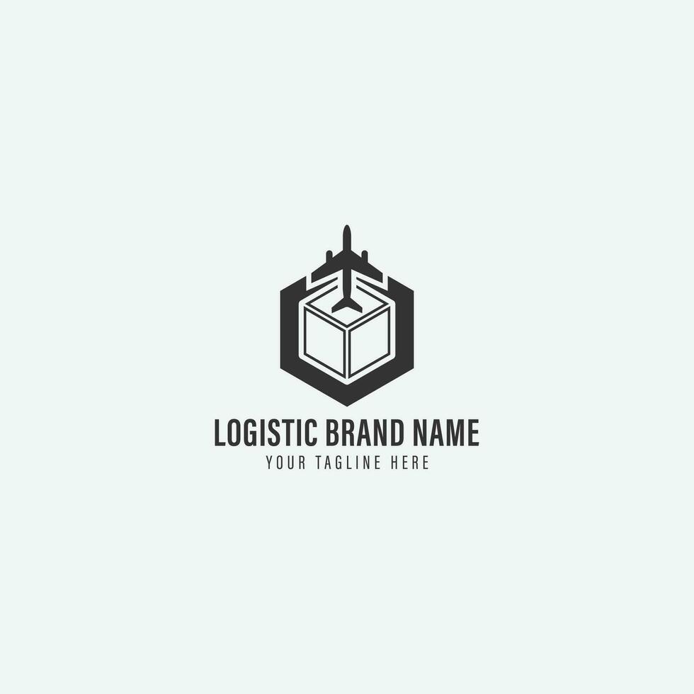 logistic logo vector