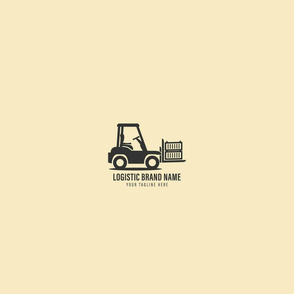 logistic logo vector