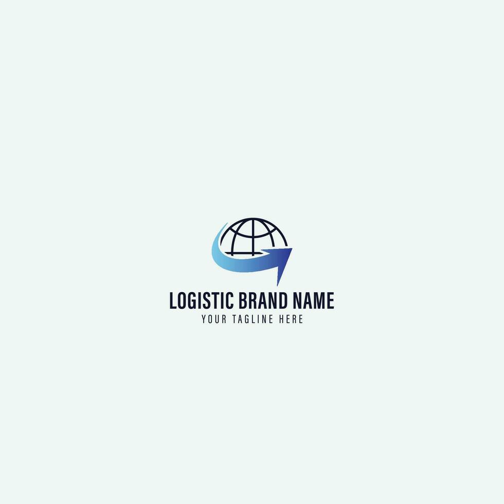 logístico logo vector