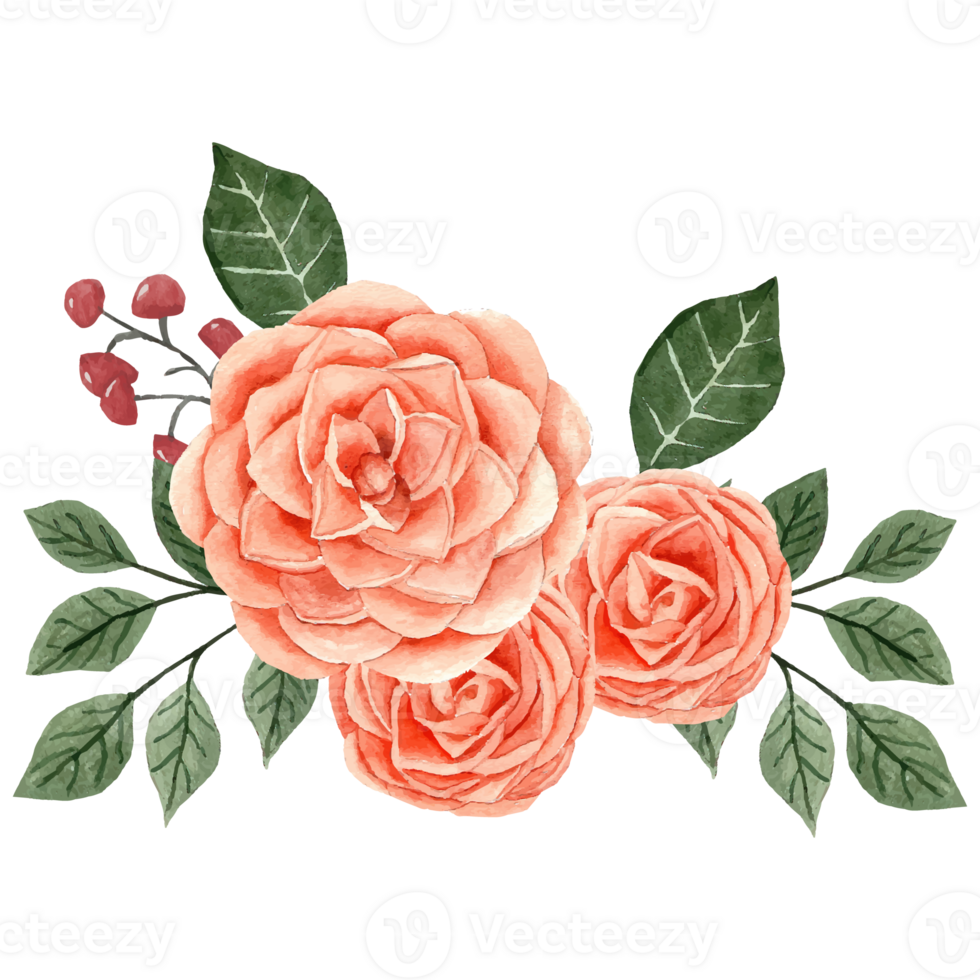 Flower bouquet, floral Clip art Element Transparent Background png