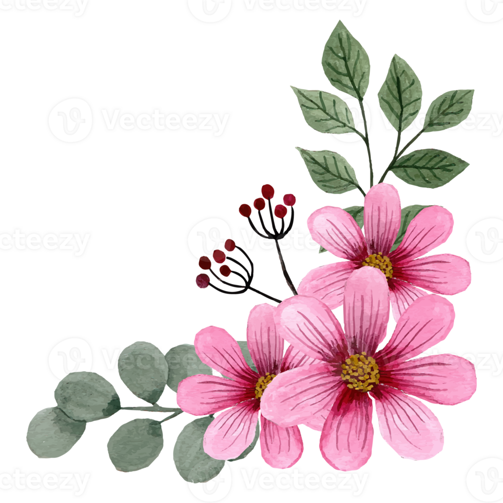 Flower bouquet, floral Clip art Element Transparent Background png