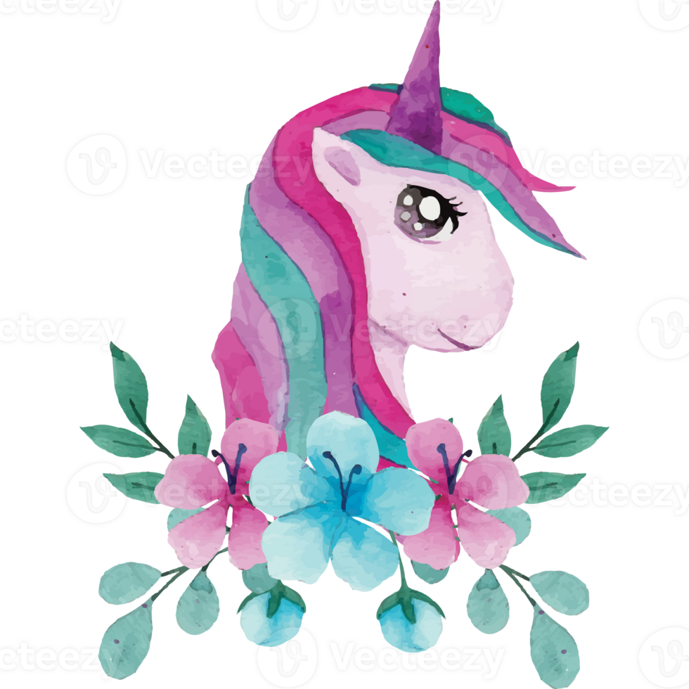 Unicorn Clip art Element Transparent Background png