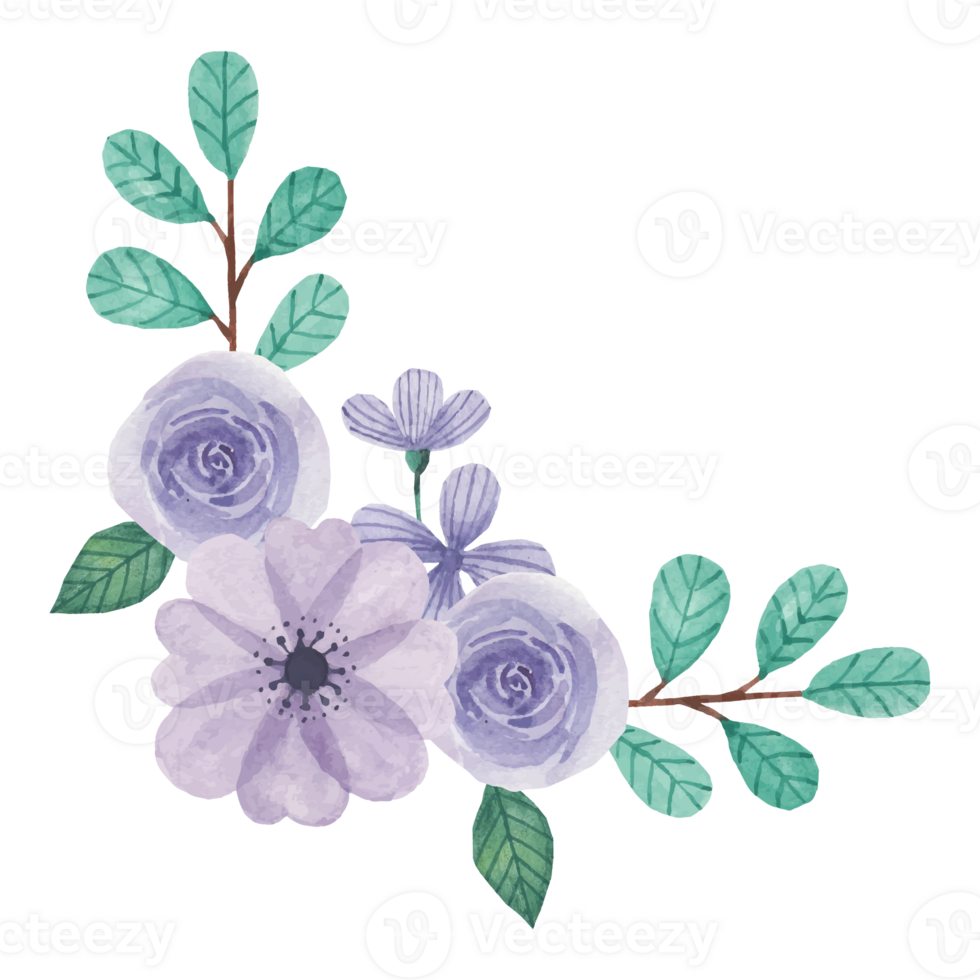 Flower bouquet, floral Clip art Element Transparent Background png