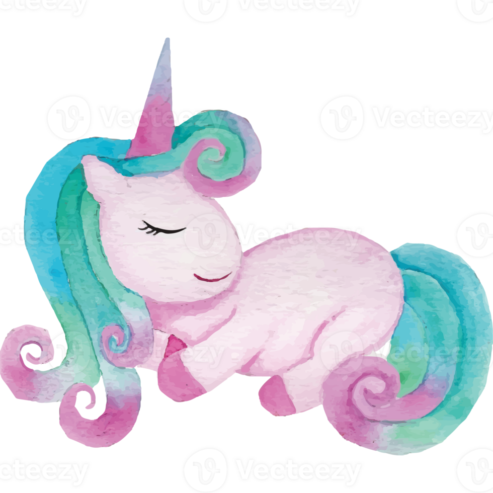 Unicorn Clip art Element Transparent Background png
