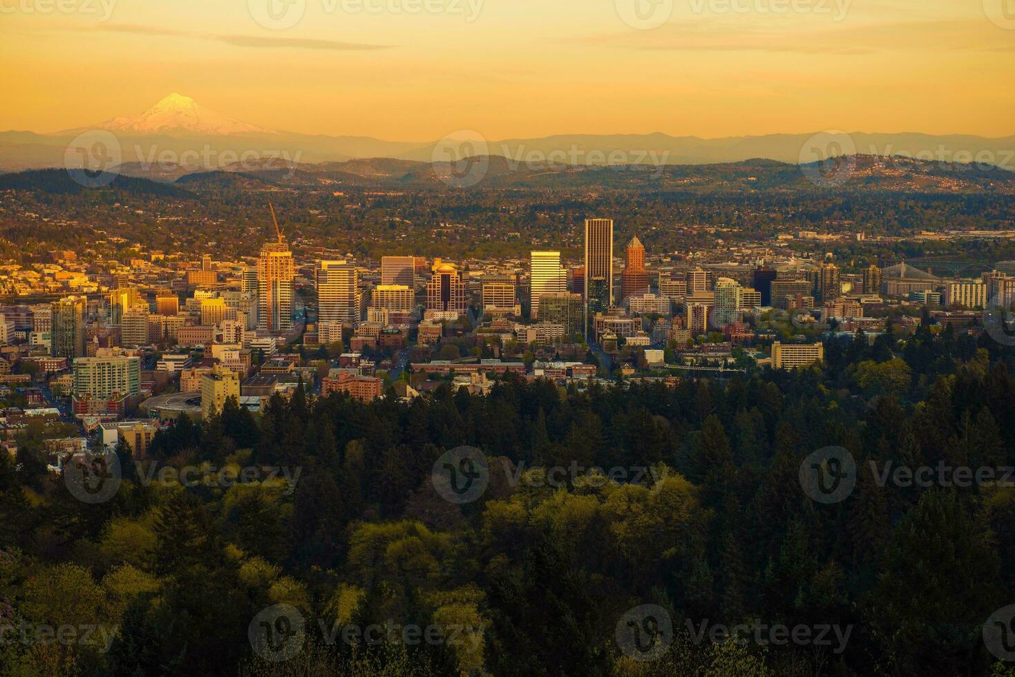 Portland Oregon Sunset Vista photo