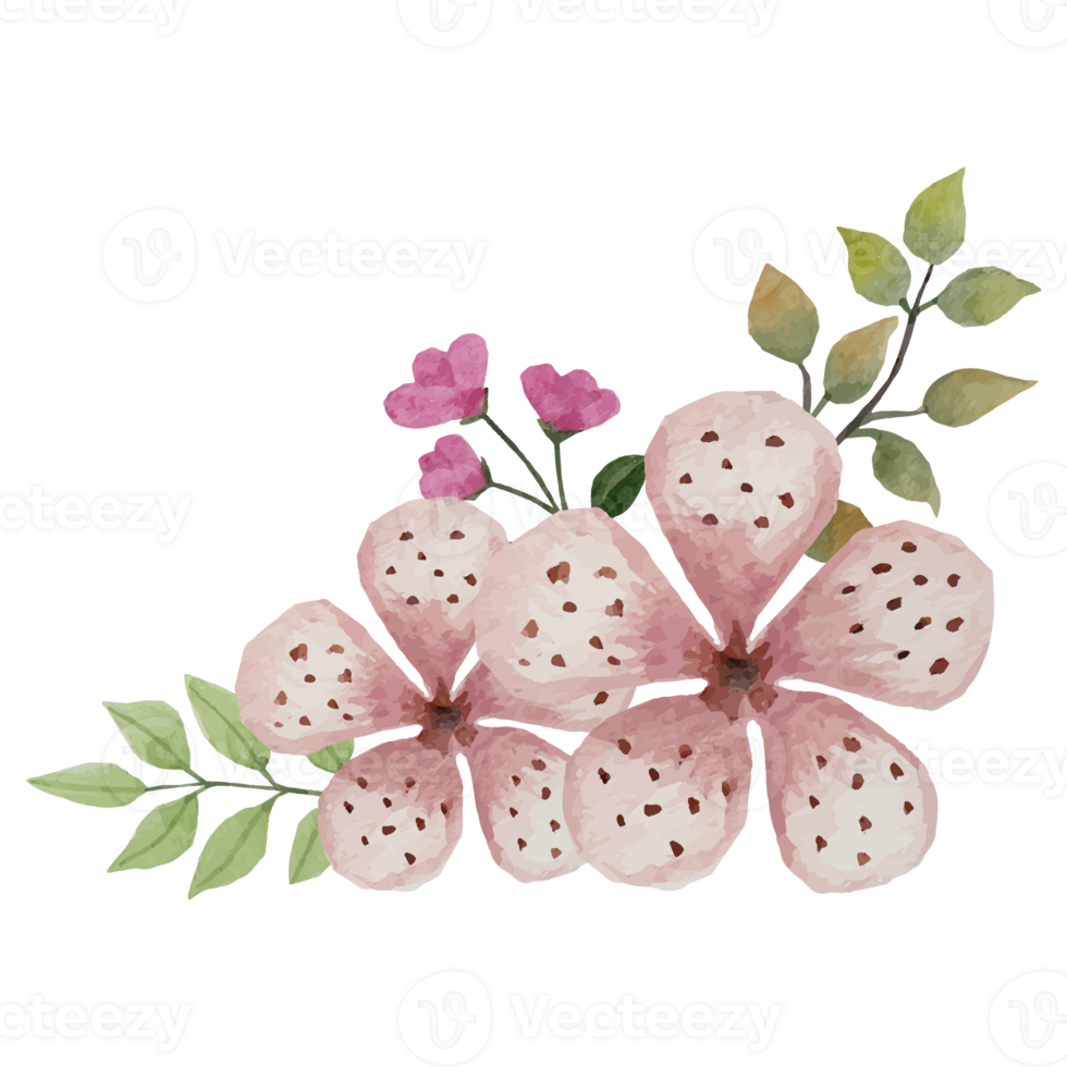 Flower bouquet, floral Clip art Element Transparent Background png