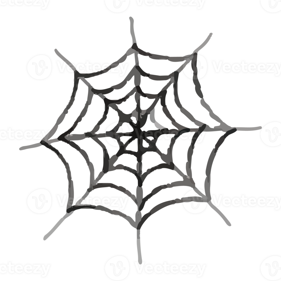 Spider web Halloween Clip art Element Transparent Background png