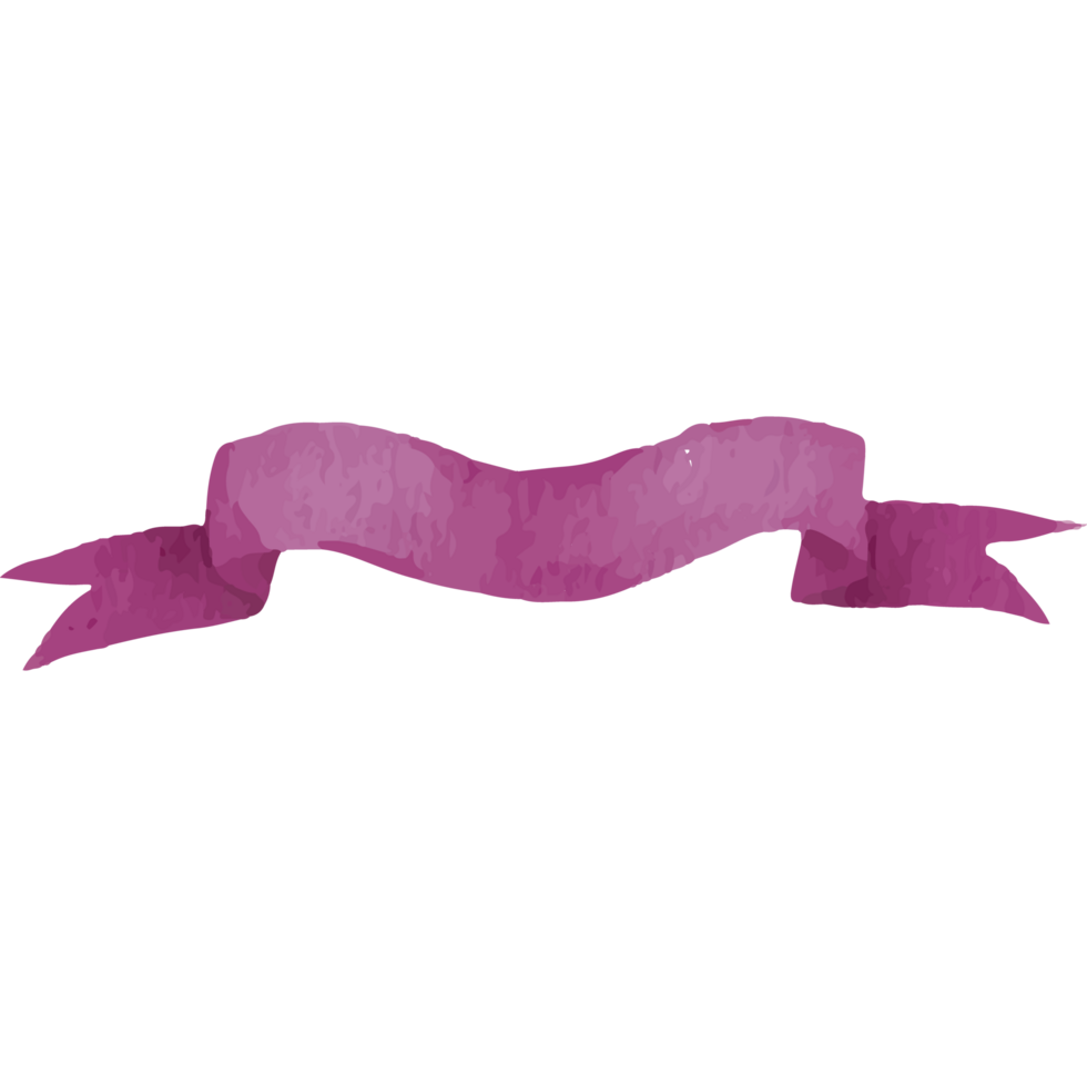 Ribbon in magenta color Clip art Element Transparent Background png