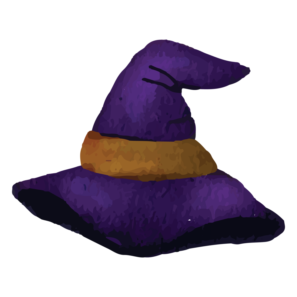 Witch Hat Halloween Clip art Element Transparent Background png