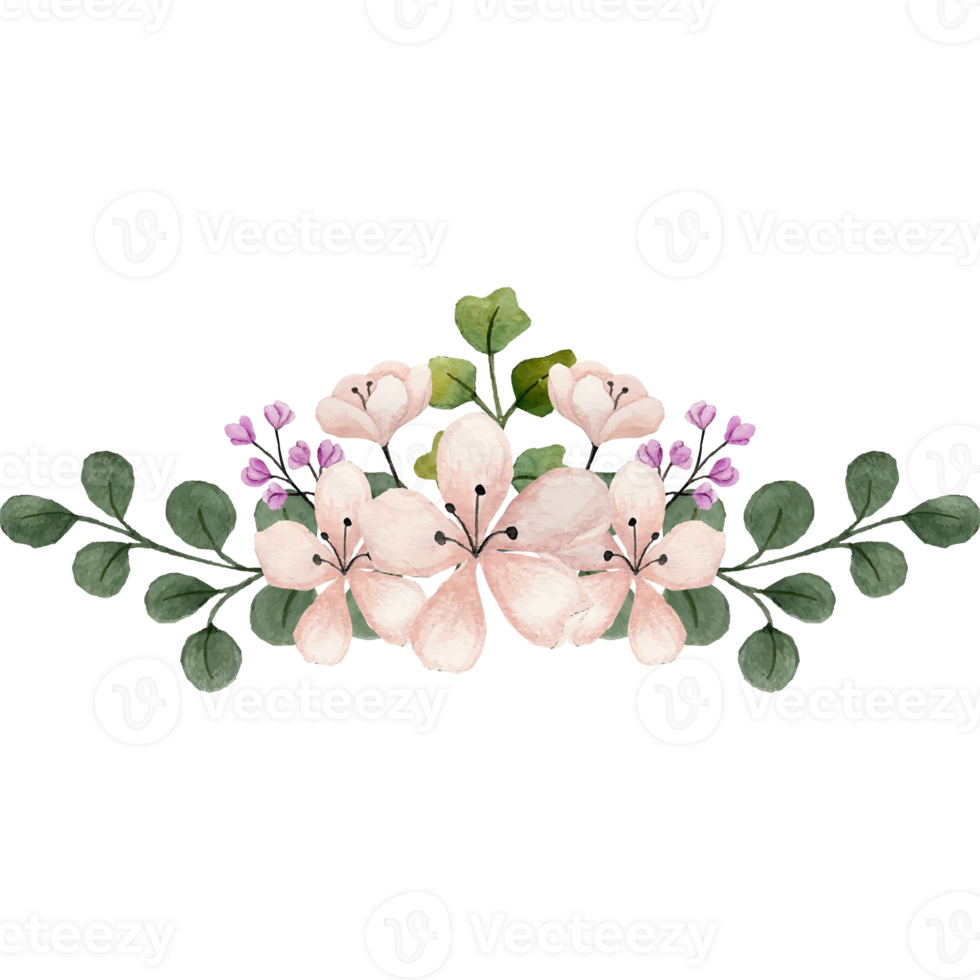 Flower bouquet, floral Clip art Element Transparent Background png