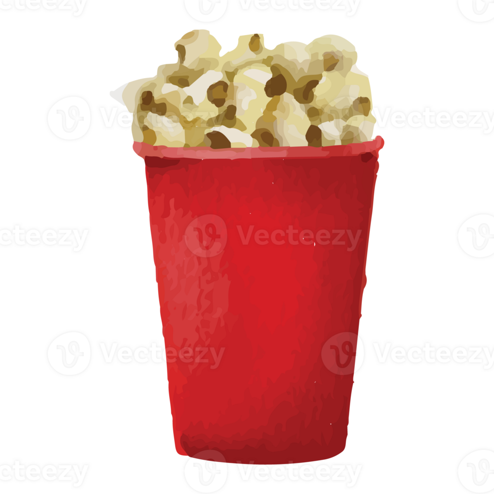 Popcorn Food Clip art Element Transparent Background png