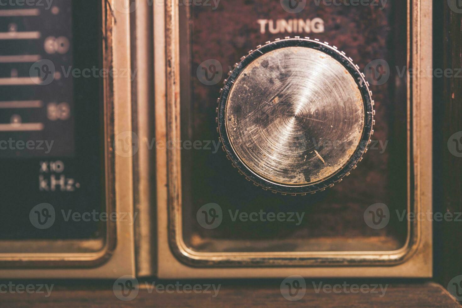 Vintage Tuning Dial in Radio photo