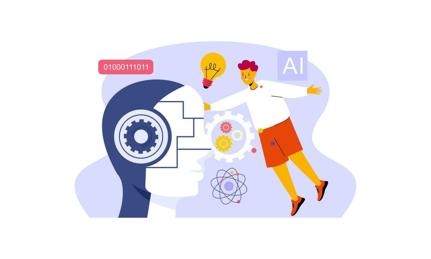 Artificial Intelligence concept vector illustration