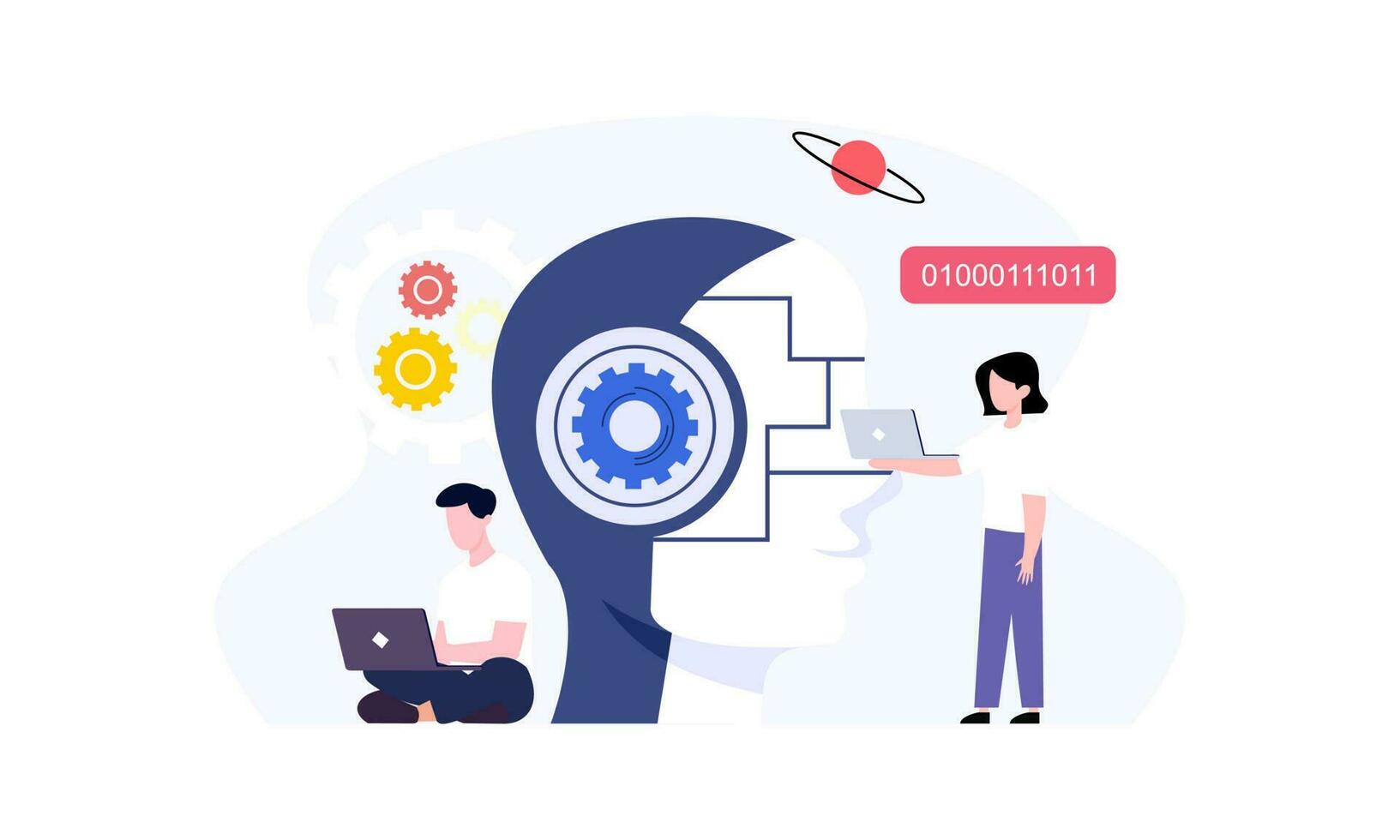 Artificial Intelligence concept vector illustration