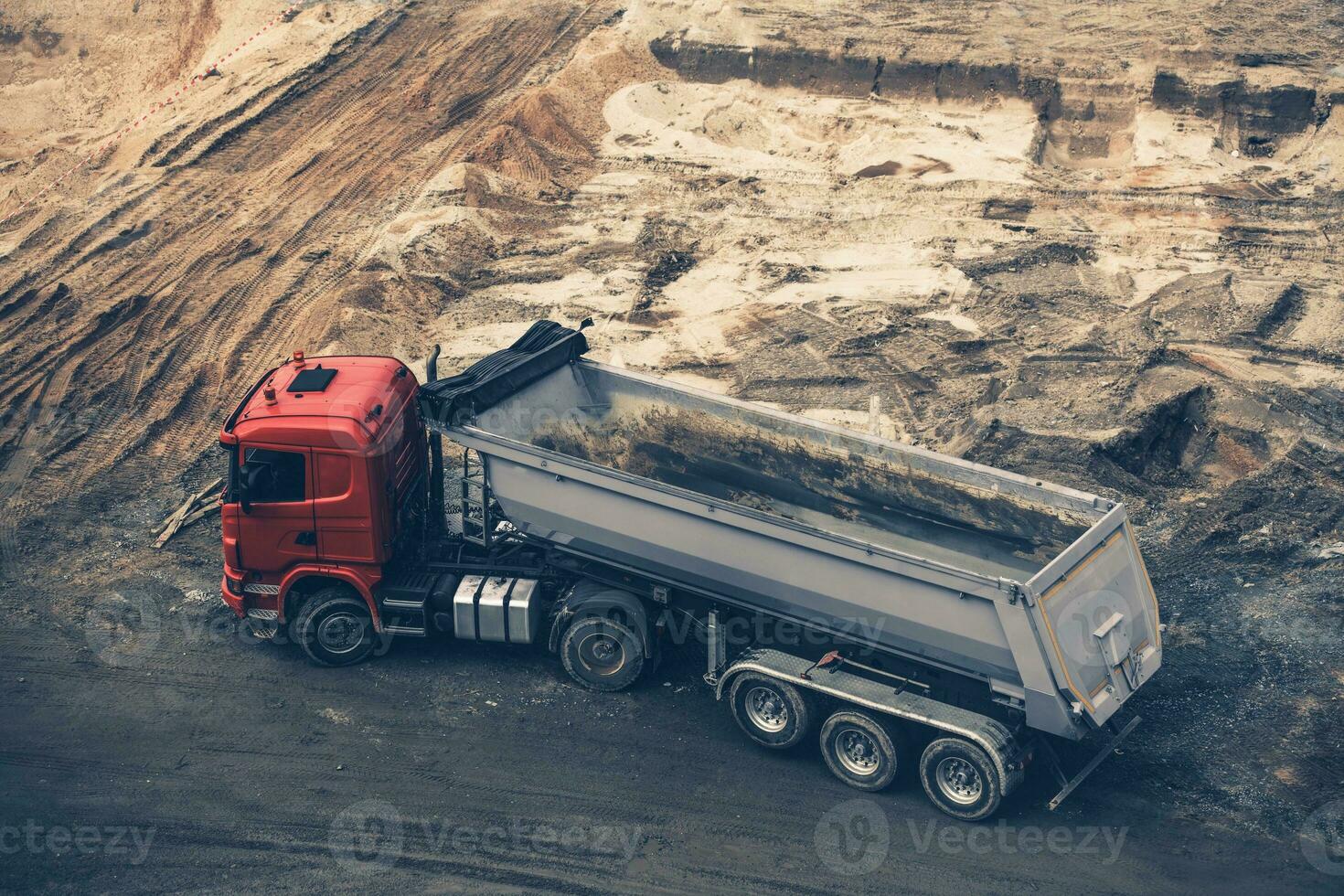 Construction Site Dump Truck photo