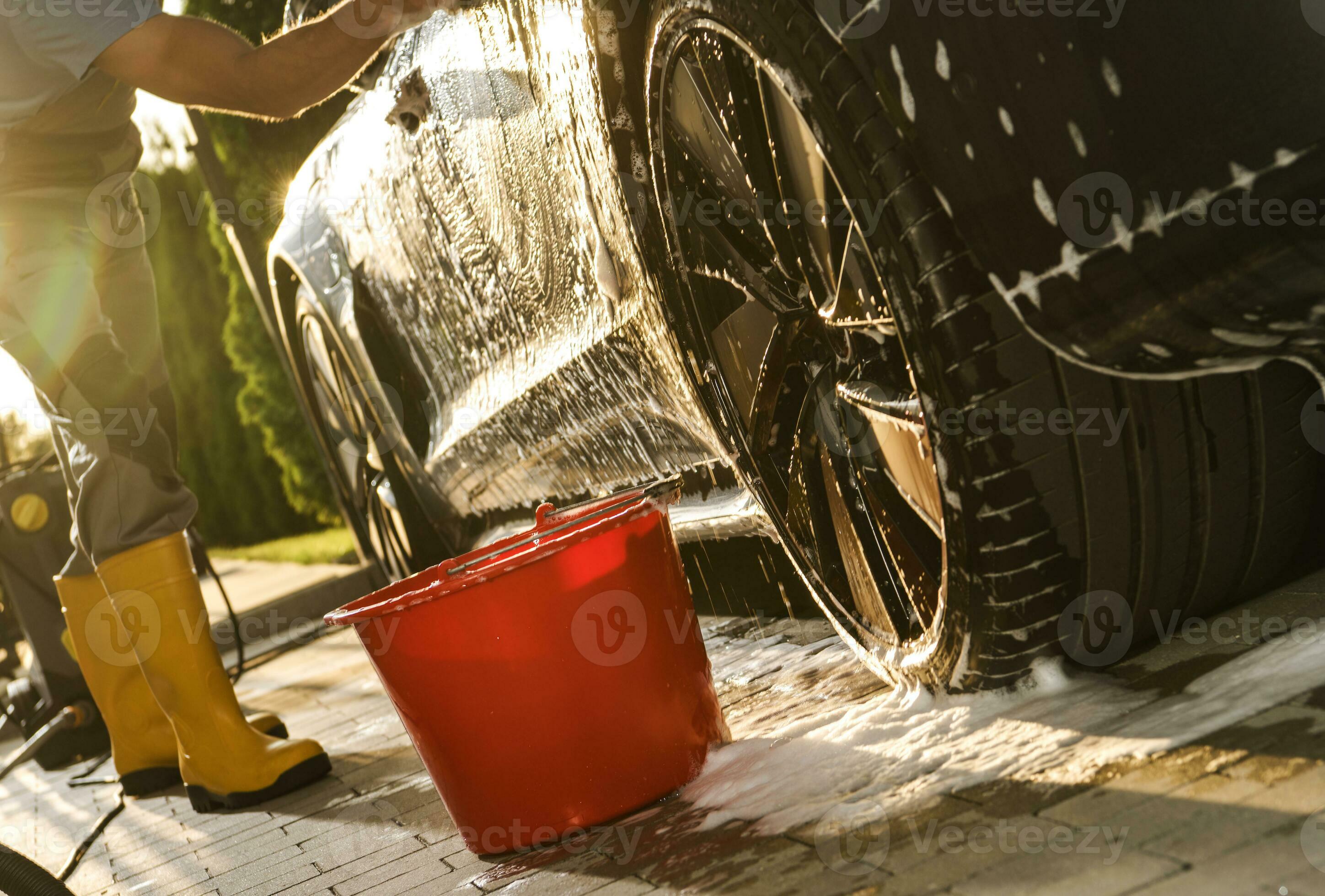 Car Hand Washing Closeup 24629687 Stock Photo at Vecteezy