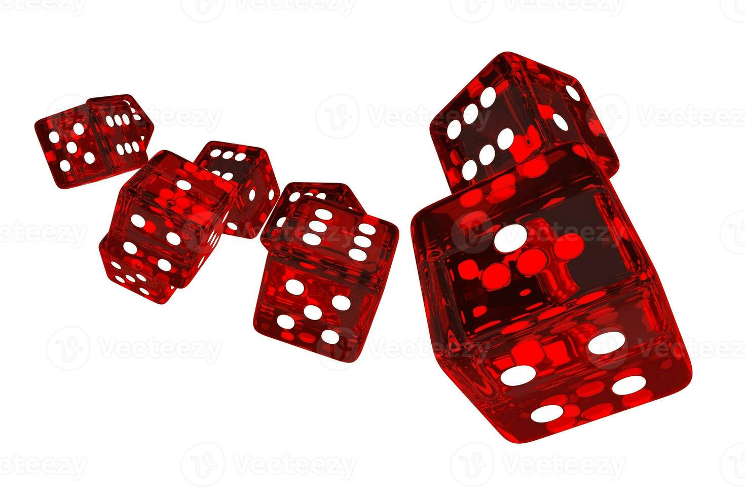 Crystal Red Casino Dices photo