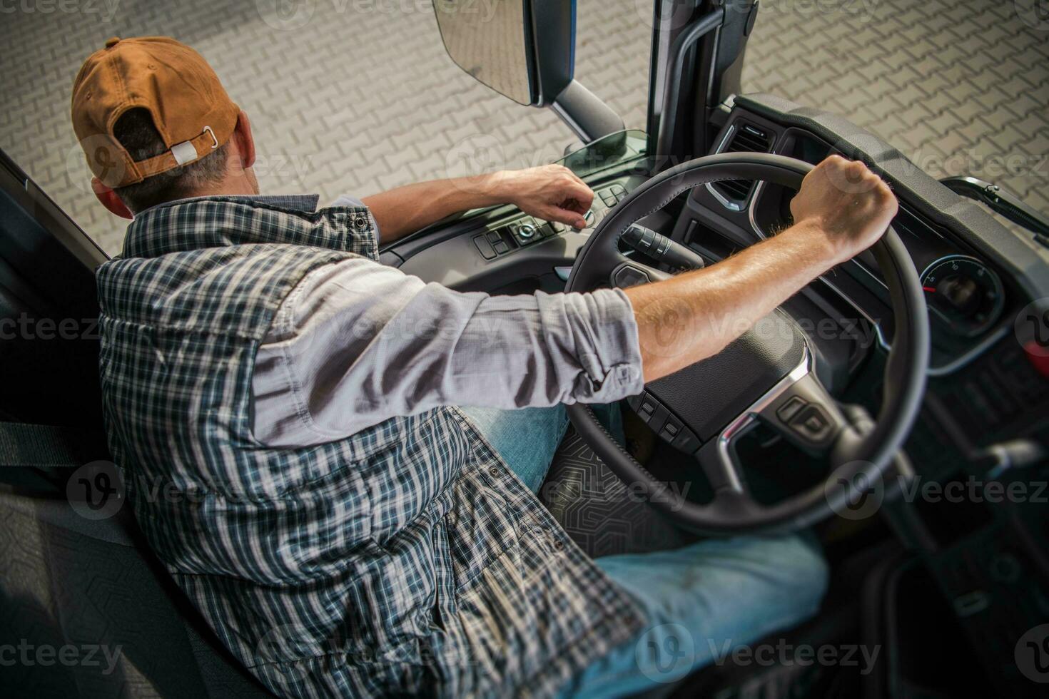 Learning Truck Driving CDL photo