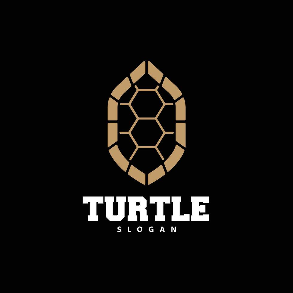 Turtle Logo, Ocean Animal Vector, Simple Minimalist Design, Symbol Illustration Template vector