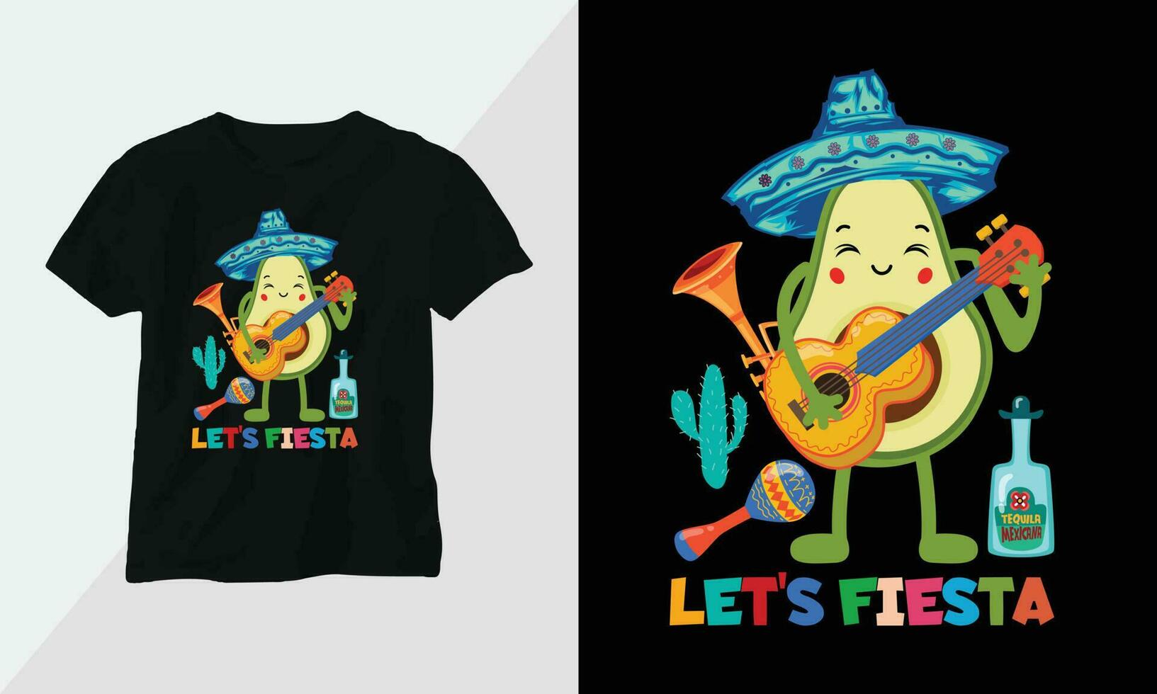 gracioso aguacate camiseta diseño concepto vestir diseño dibujos animados tipografía vector