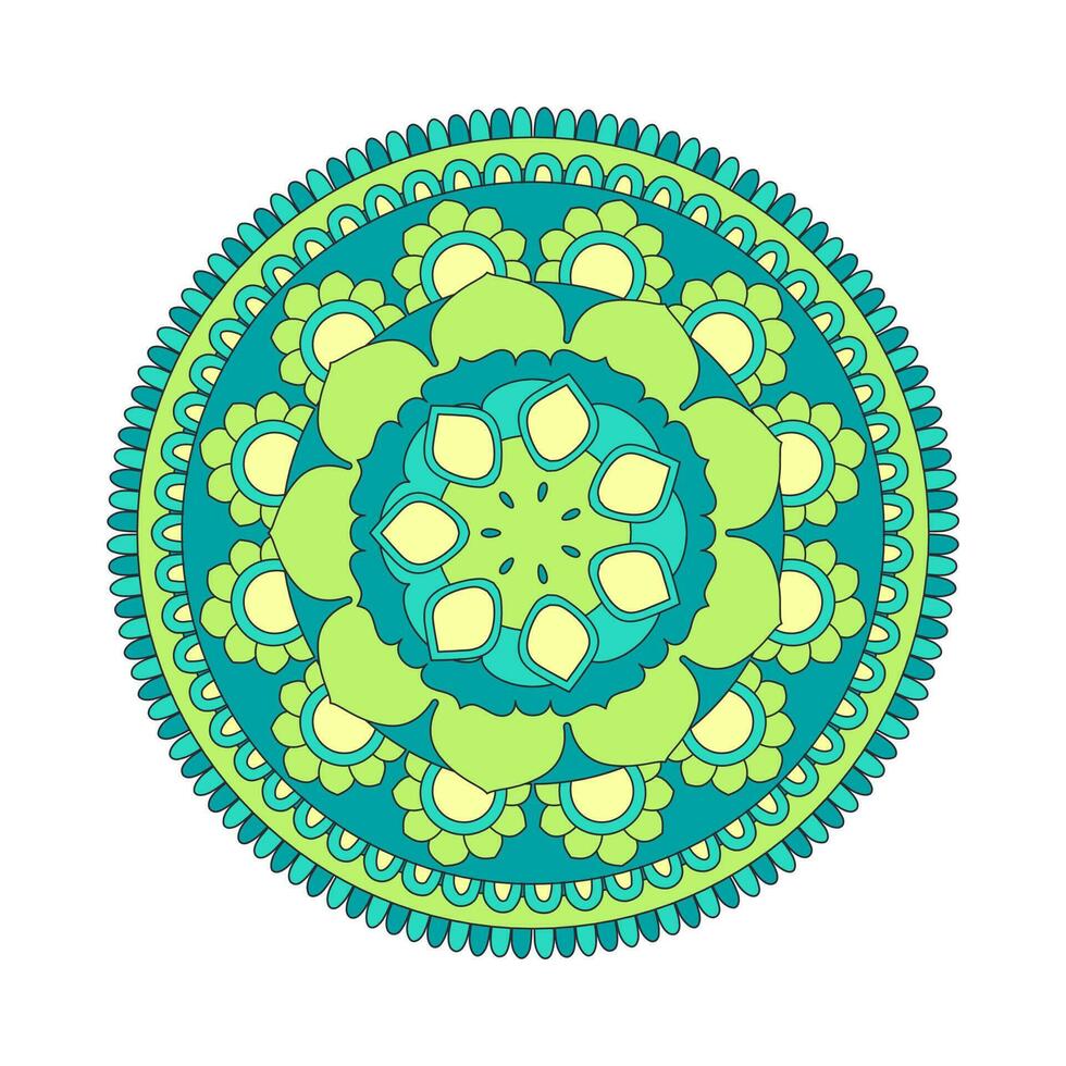 Aboriginal dot painting mandala ethnic design vector dots pattern ethnic style.
