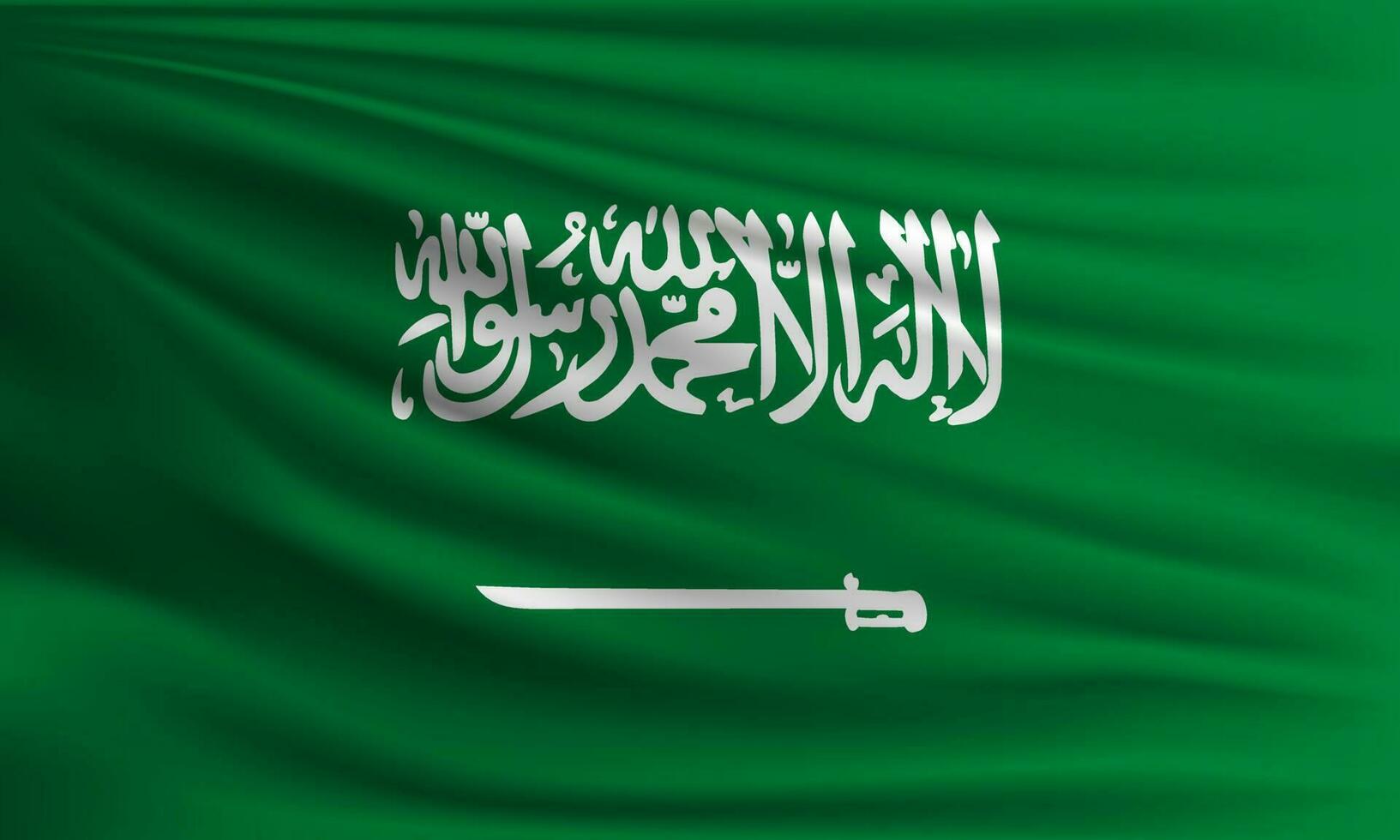 Vector flag of Saudi Arabia