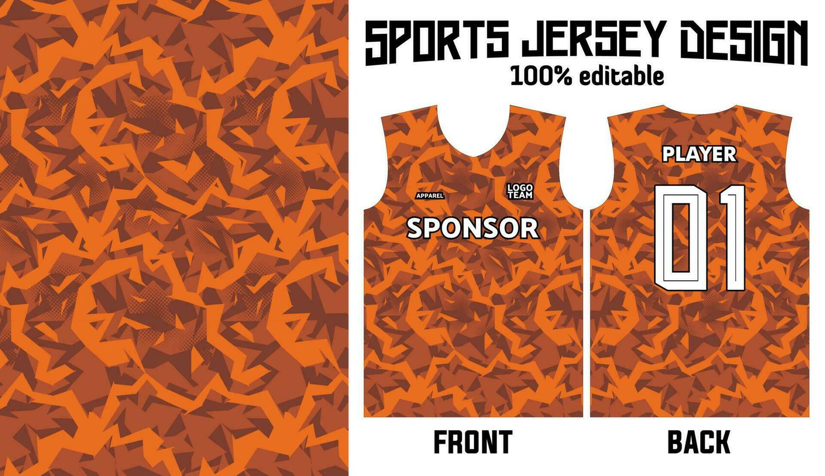 jersey design abstract pattern for sport uniform vector