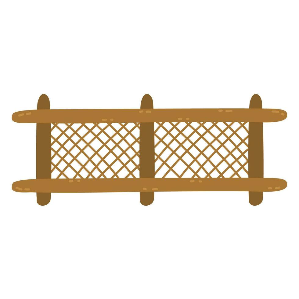 fence vector wooden